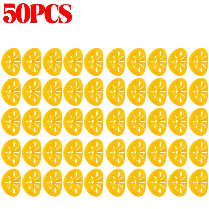 5/50PCS Reusable Yellow Plastic Bee Catcher Flower Shaped Flying Insects Funnel Wasp Trap Pest Control Killer Household Outdoor