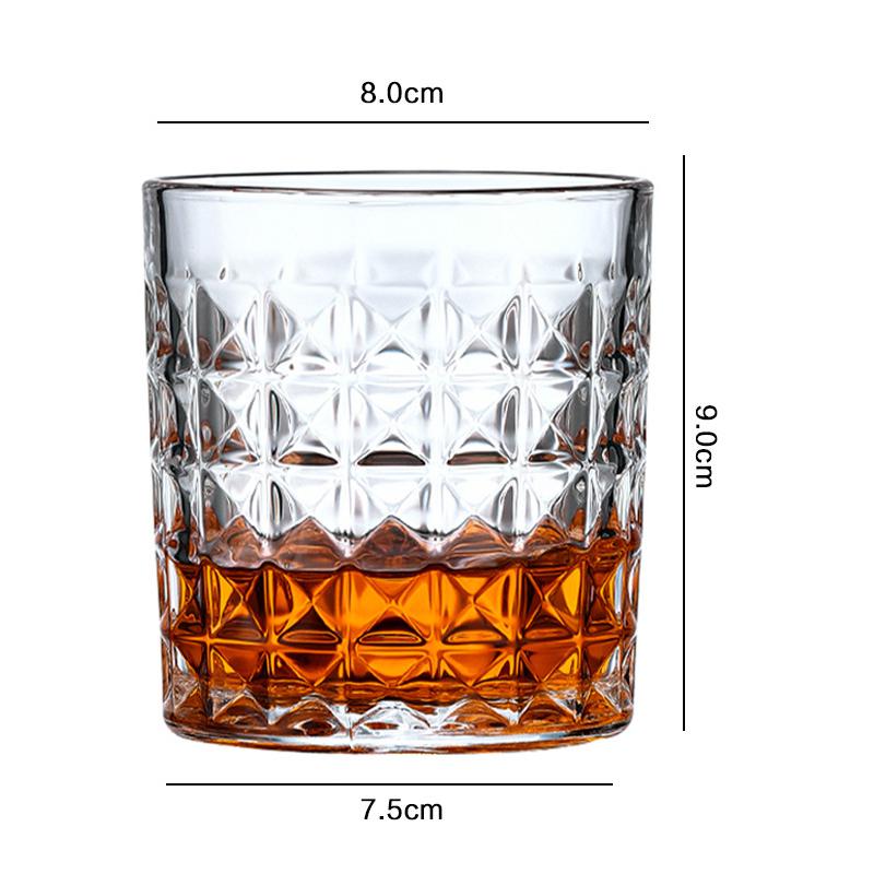 Стекло Diamond Style Whisky Glass Ins Nordic Creative Cocktail Wine Glass Drinking Brandy Transparent House Drinks Пивная кружка