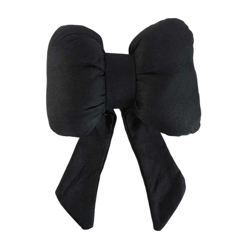 1 PCS Cute Ribbon Bow Car Neck Pillow Comfortable Neck Rest Cushion Simple Adjustable Auto Cotton Headrest