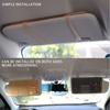 Car Sun Visor Glasses Clip Storage Bag Sunglasses Organizer Key Card Phone Holder For Peugeot 307 408 206 207 3008 208 107 2008