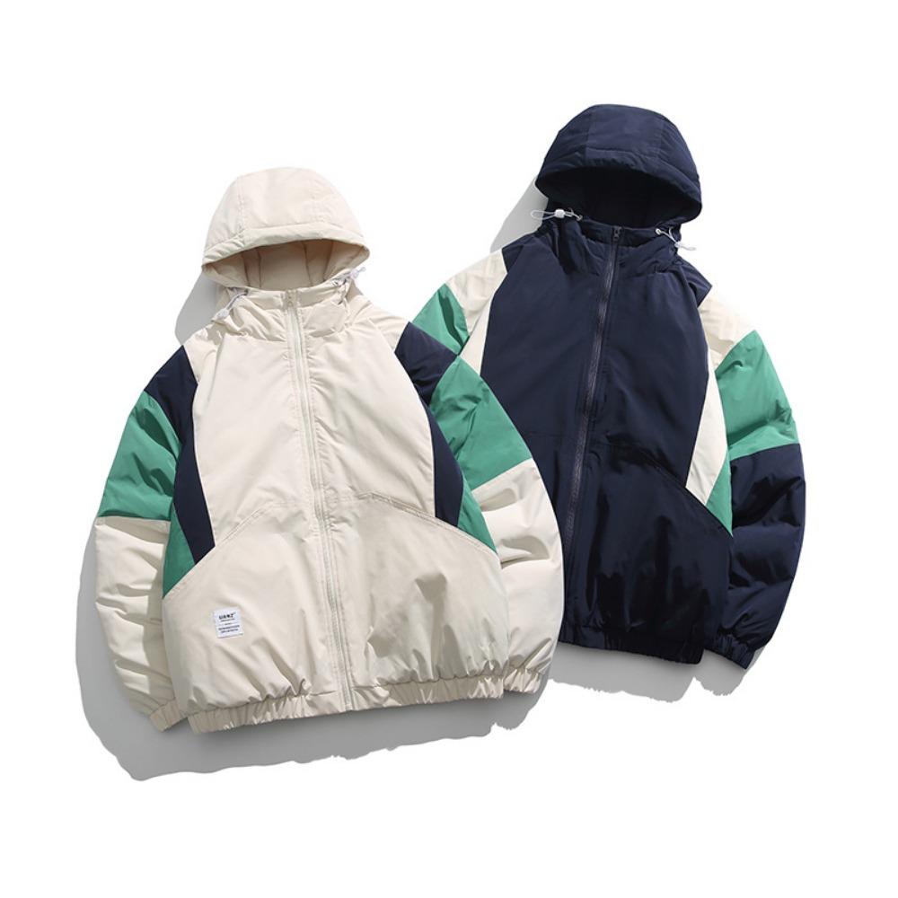 Мужская осенне-зимняя новая куртка с капюшоном, утепленная хлопком, уличная ветрозащитная бархатная теплая куртка, мужская куртка, модная повседневная мужская одежда