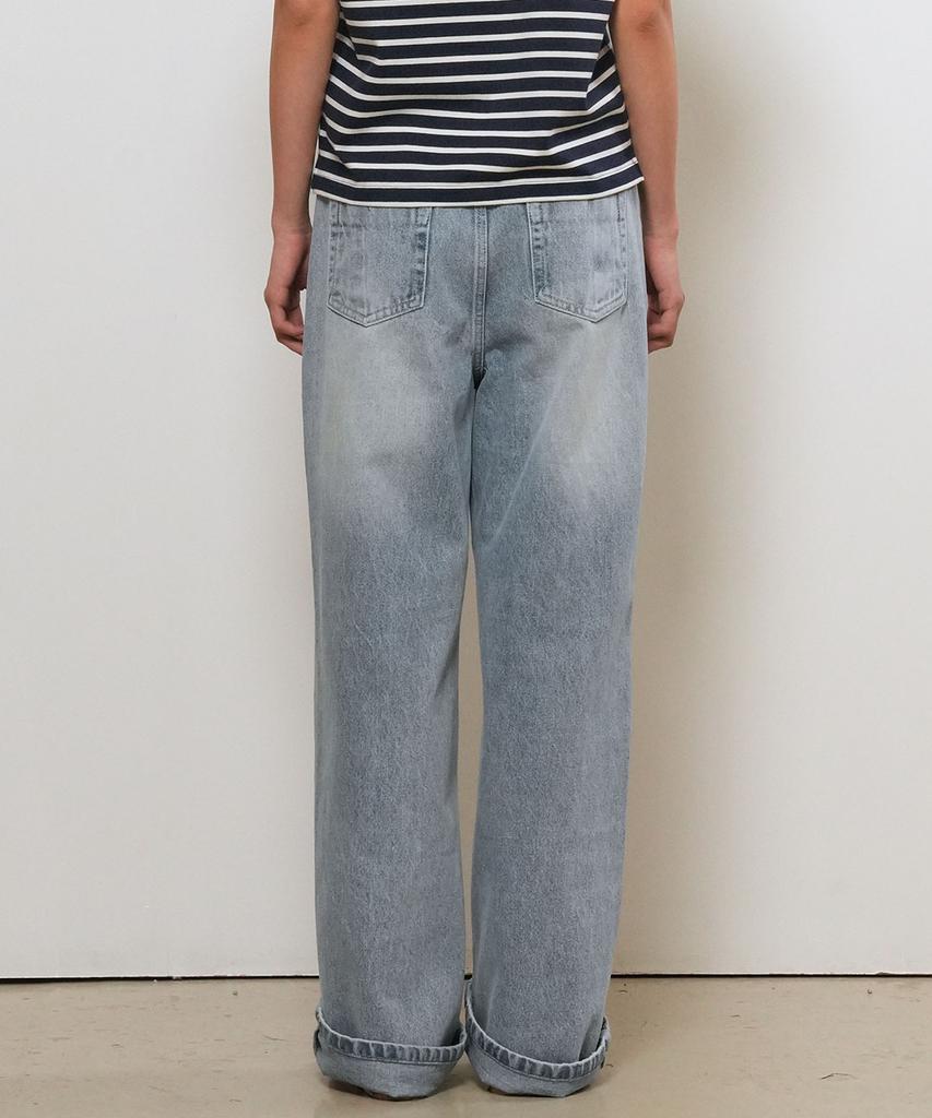 GENERALIDEA Semi-Wide Denim Pants [Light Blue] / Gf2Lpt510