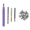 54PCS Set Metric Thread Repair Kit 304 Stainless Steel Thread Repair Insert Kit for Home