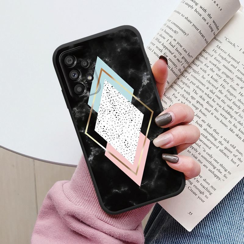 Чехол для Samsung Galaxy A53 5G A 53 Задняя крышка Защитный силиконовый Funda Модный Мраморный Каменный Текстурный Coque для Samsung A53 Capa