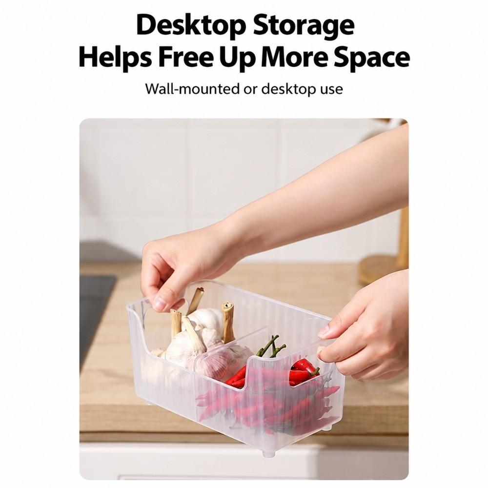 Removable Dividers Food Storage Organizer Seasoning Organizer Rack Refrigerator Organizer