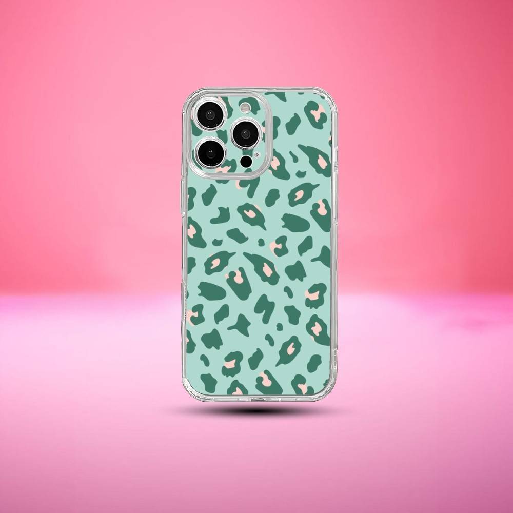 Чехол для телефона с леопардовым принтом для iPhone 17, 16, 15, 14, 13, 12, 11 Plus, Pro Max, мягкий прозрачный чехол