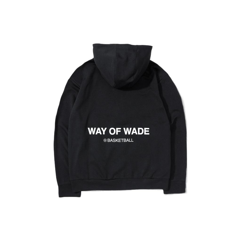 Куртка с капюшоном и длинными рукавами Li Ning с принтом логотипа, мужская, черная, AWDS807-1