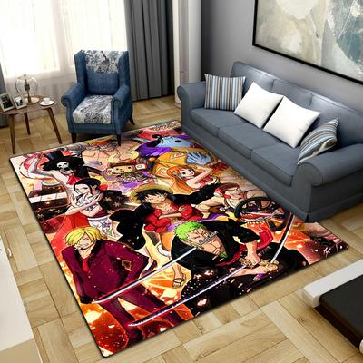 Аниме One Piece Моющийся Нескользящий Коврик Ковер Большой Напольный Коврик Спальня Домашний Декор LXR131