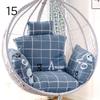 Чехол на подушку S/L Swing, ненаполненный, для подвесной корзины, для стула, для дома, патио, сада, шезлонга, наволочка (Нет свинга, нет заполнения)