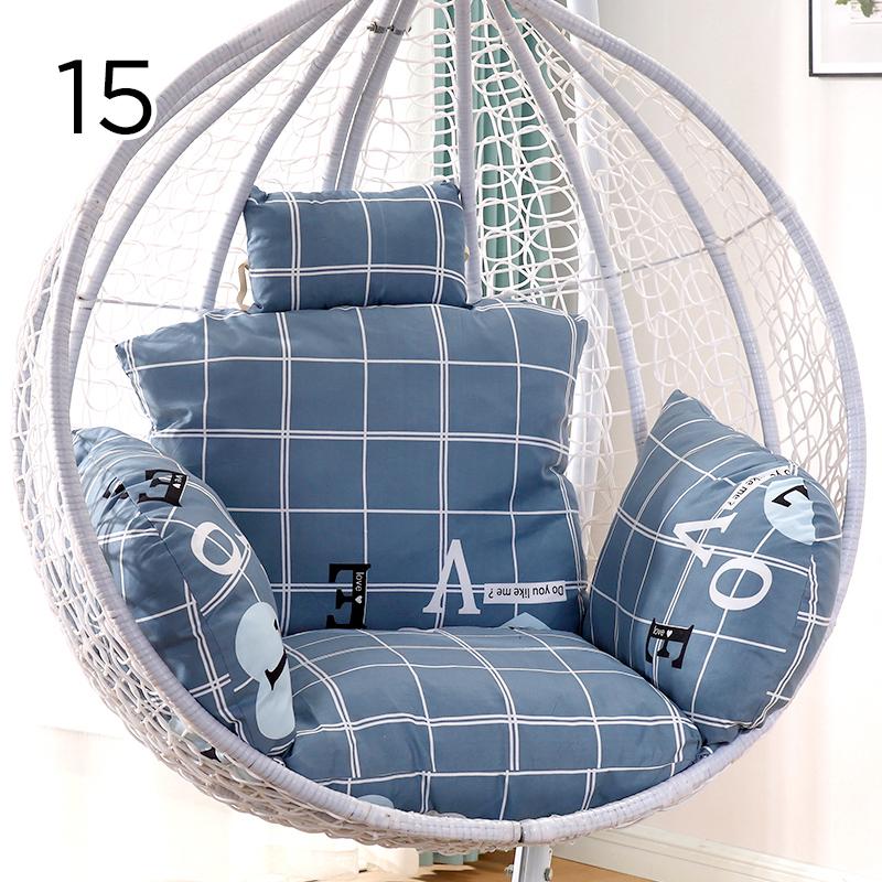 Чехол на подушку S/L Swing, ненаполненный, для подвесной корзины, для стула, для дома, патио, сада, шезлонга, наволочка (Нет свинга, нет заполнения)