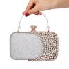 Crystal Evening Clutch Bag Wedding Purse Bridal Prom Party Sparkly Dinner Clutch Bags Rhinestone Glitter Handbag Gold