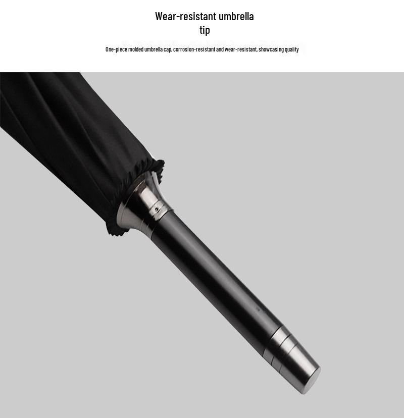PARACHASE Ретро Мужской Большой Минималистичный Зонт - Модный Автоматический Зонт с Длинной Ручкой для Двух Человек