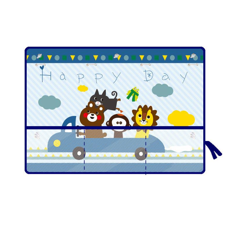 Солнцезащитная занавеска на боковое окно автомобиля, милая регулируемая занавеска с защитой от ультрафиолета, солнцезащитный козырек, жалюзи, чехол с карманом для хранения для ребенка