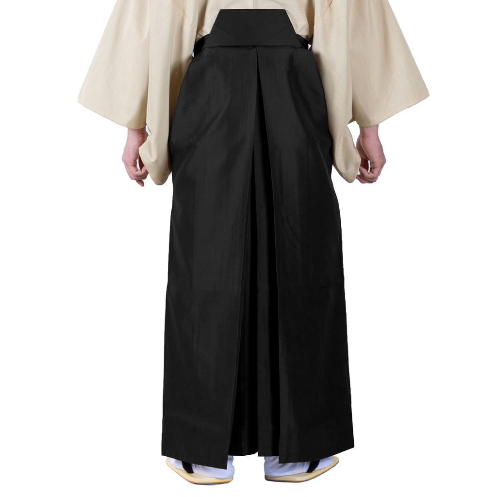 Хакама для верховой езды [Kyoetsu], моющаяся, однотонная, мужская (LL, Черный)