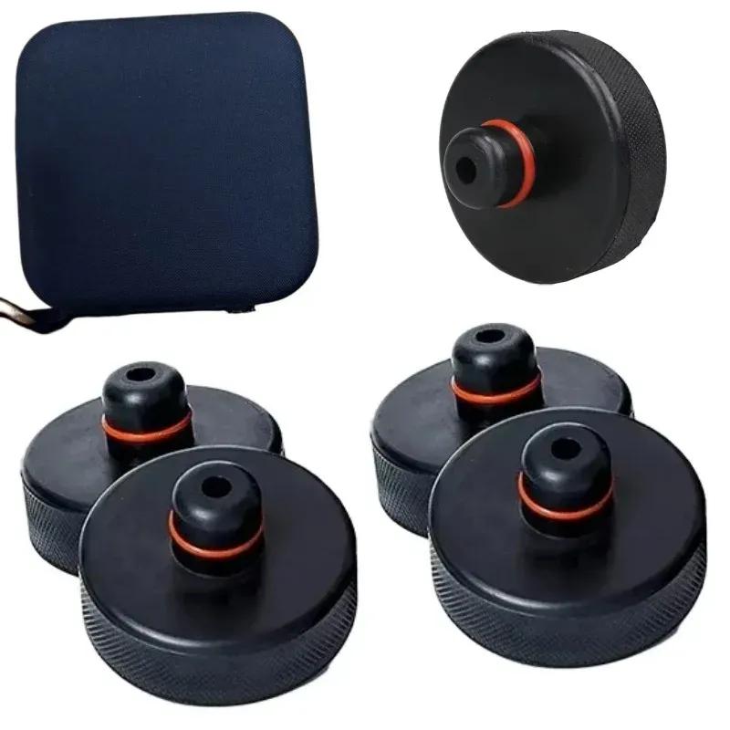 For Tesla Model3/Y/S/X Rubber Lifting Jack Pad Adapter Lift Point Repair Tool Pucks Chassis Stands Styling Suitable Accessories