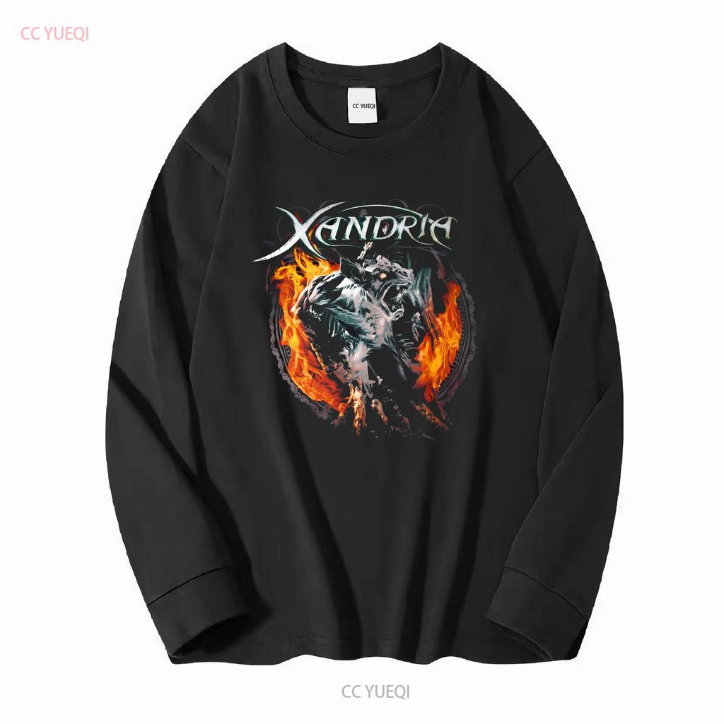 Футболка Xandria Sacrificium Tour 2014 Хлопок Черный S-5XL MD1550 винтажная Стильная эластичная футболка для повседневной носки