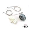 BWR926 Electric Window Regulator Repair Kit Front Left for Fiat Fiorino Qubo 225 Peugeot Bipper Citroen Nemo AA 2008-2024 9221EP