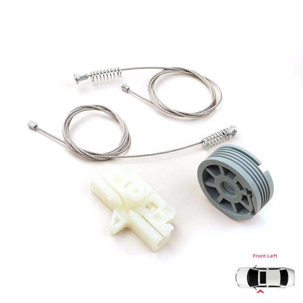 BWR926 Electric Window Regulator Repair Kit Front Left for Fiat Fiorino Qubo 225 Peugeot Bipper Citroen Nemo AA 2008-2024 9221EP