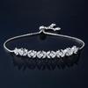 Women's Gold-Plated Zircon Tennis Bracelet - Full Diamond Design, Model S5650
