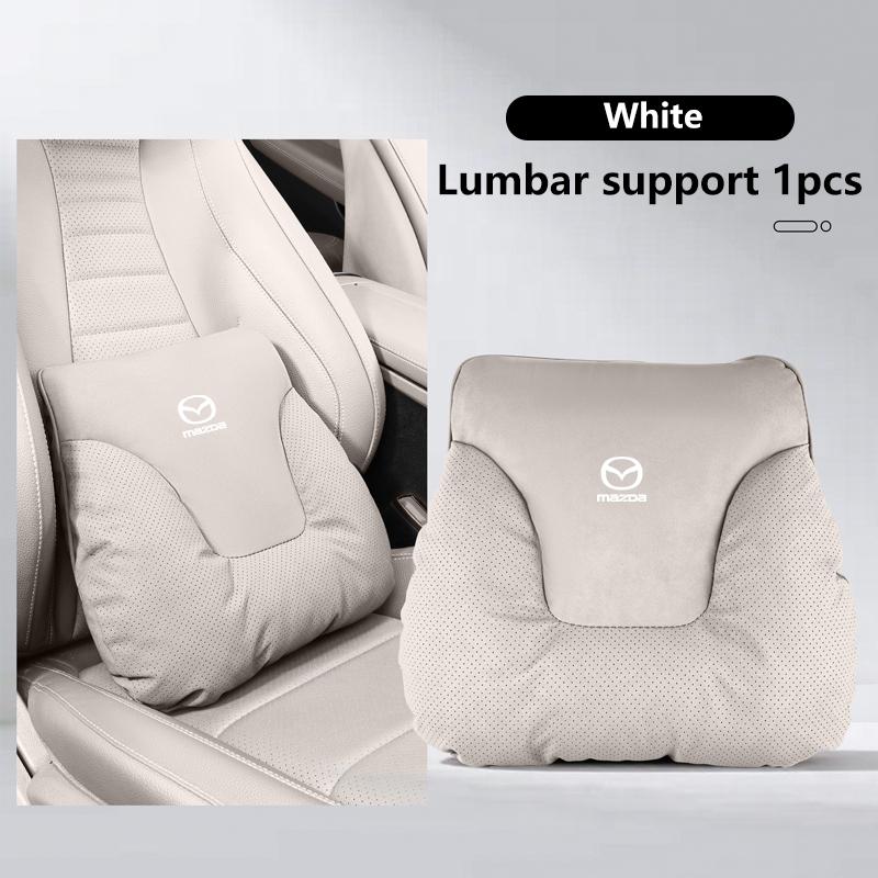 Car Seat Headrest Neck Pillow Lumbar Back Support Pad For MAZDA 3 6 CX-5 CX-5 CX-8 CX-9 CX-30 Atenza Axela MPS 2025 Accessories FF25