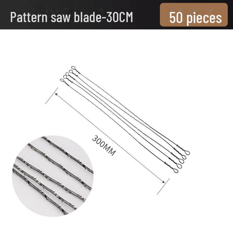 Manual Flower Curve Wire Saw - Handheld Woodworking Tool with Cutting Blade