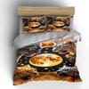 Leopards, moon, and stars. Bedding sets Duvet cover sets Duvet covers Pillowcases(1* Duvet Cover 2* Pillowcases without duvet insert)