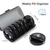 7 Day Pill Case Weekly AM PM Pill Box Large Capacity Travel Medicine Pill Organizer for Vitamin Fish Oil Supplements Pill Holder