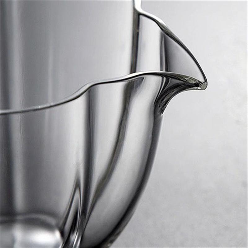 200ml Haitang High Borosilicate Glass Tea Pitcher Fair Mug Heat resistant Chahai Tea Cup Tea Dispenser Kungfu Tea Set Teaware