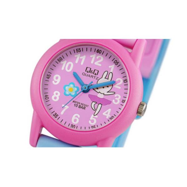 Q&Q Детские водонепроницаемые повседневные модные часы с изображением кота, робота и космического персонажа VR99J