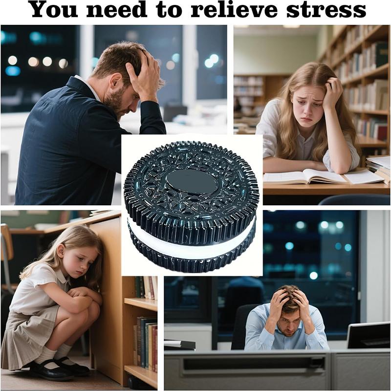 Супермягкие Игрушки-Сквиши Ручной Работы в Виде Черного Печенья для Снятия Стресса, Медленно Восстанавливающие Форму, Игрушка-Непоседа для Взрослых для Расслабления