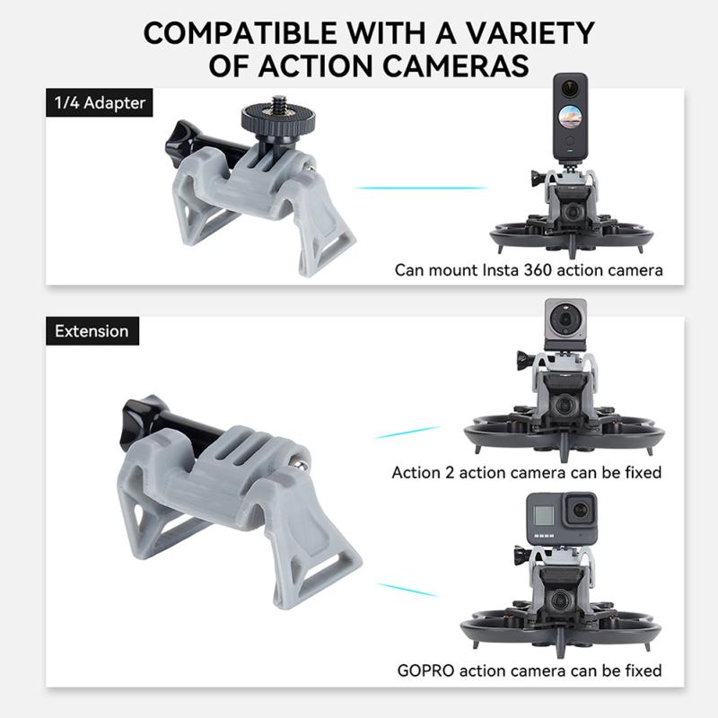Расширение экшн-камеры, совместимое с Dji Avata Drone, адаптер 1/4 Oa2, фиксированные детали, совместимые с