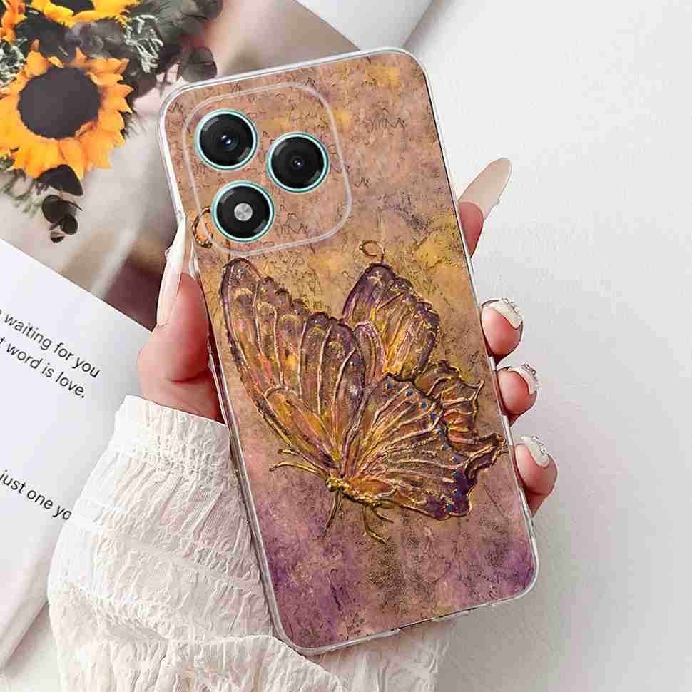 For Honor 400 Lite Casing ABR-NX1 Animal Butterfly Cover Soft Silicone Case For Honor 400 Honor400 Lite Protectors Phone Shell