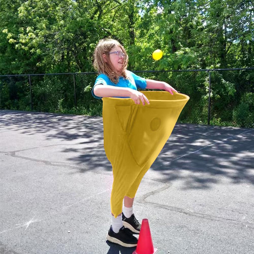 Granny Pants Field Family Reunion Game with 4 Bouncy Balls Outdoor Games Set with Oversized Pants for Outside Backyard Field Day