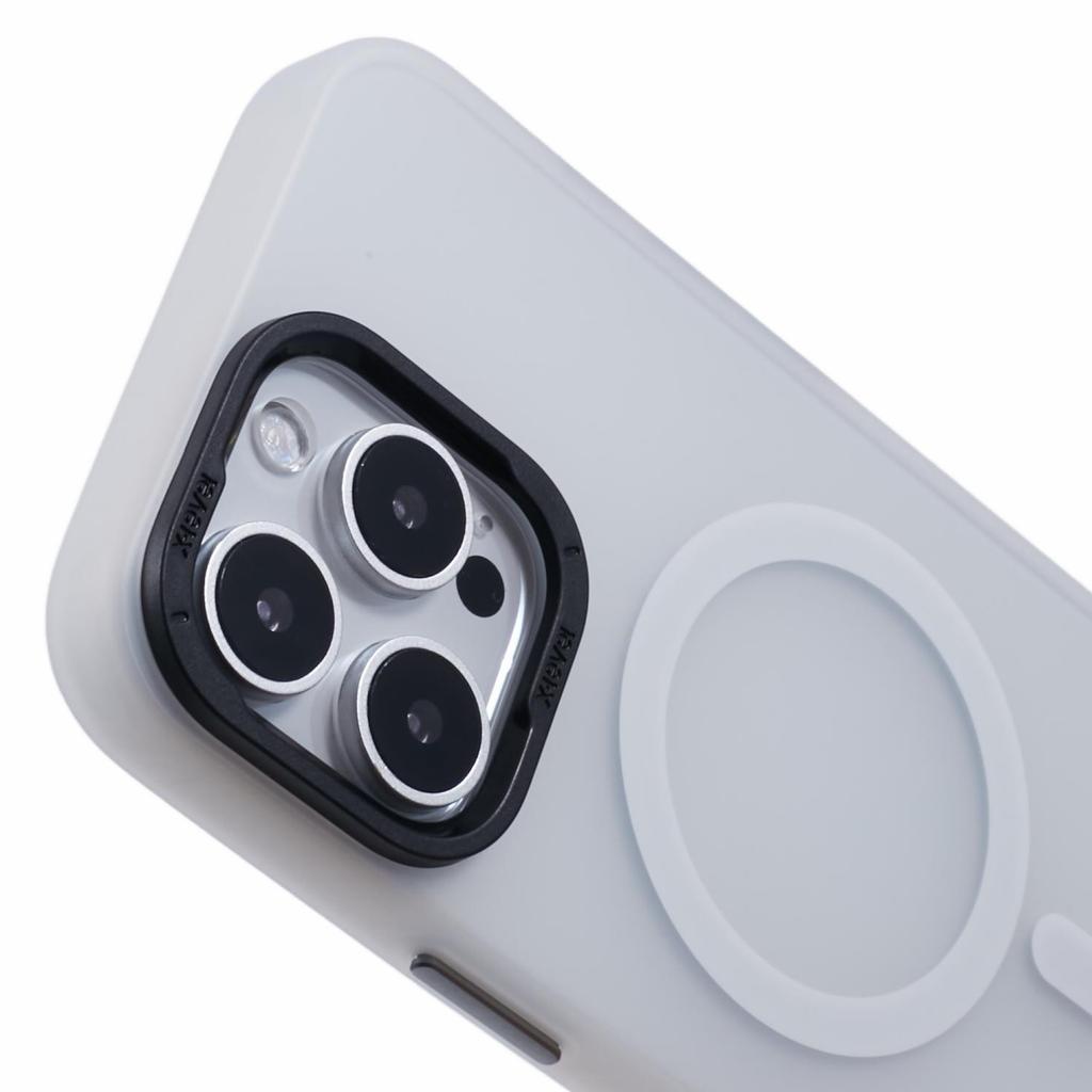 For iPhone 16 Pro Max Case Compatible with MagSafe Frosted Back PC+TPU Phone Cover