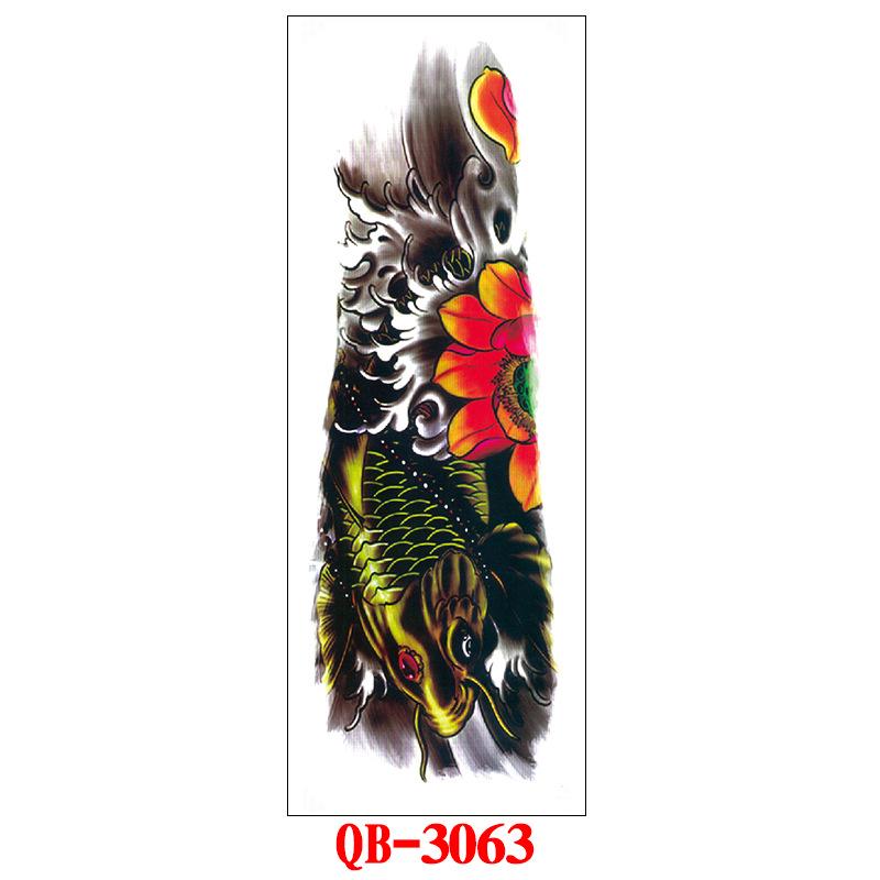 Full Arm Tattoo Sticker Full Arm, Full Arm Big Picture Tattoo Sticker, Flower Arm Tattoo Sticker Tattoo