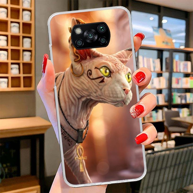 Lavaza Sphynx Sphinx Cat Cover Phone Case For Xiaomi Poco F7 Ultra X7 X6 X5 Pro M7 Redmi 15C 15 13C 13 12C 12 10C 10 9A 9C 9T 9