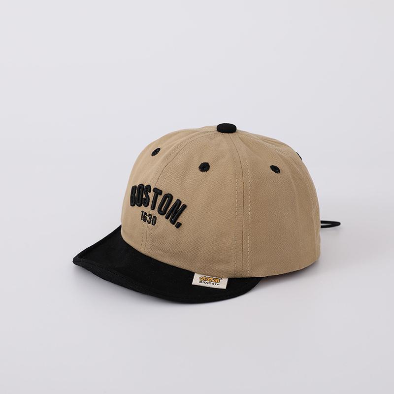Korean Letter Baby Baseball Cap Adjustable Embroidered Peaked Hat for Infant Summer Soft Cotton Kids Boy Girl Sun Hats
