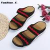 Women Sandals Breathable Mesh Summer Shoes For Women Low Heels Sandalias  Beach Slippers Sandals
