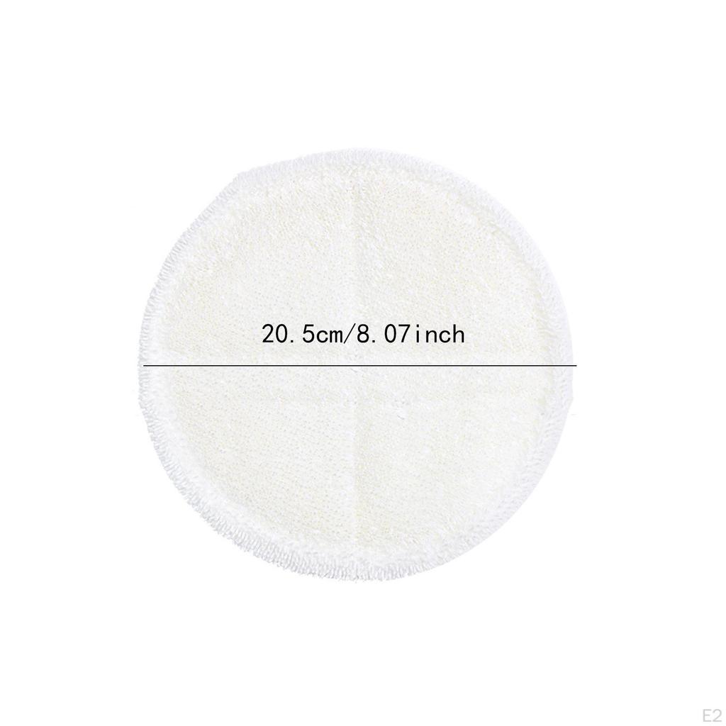 4x электрические насадки для мытья полов 8,07 дюйма, простая установка, аксессуар, заменяет круглую швабру