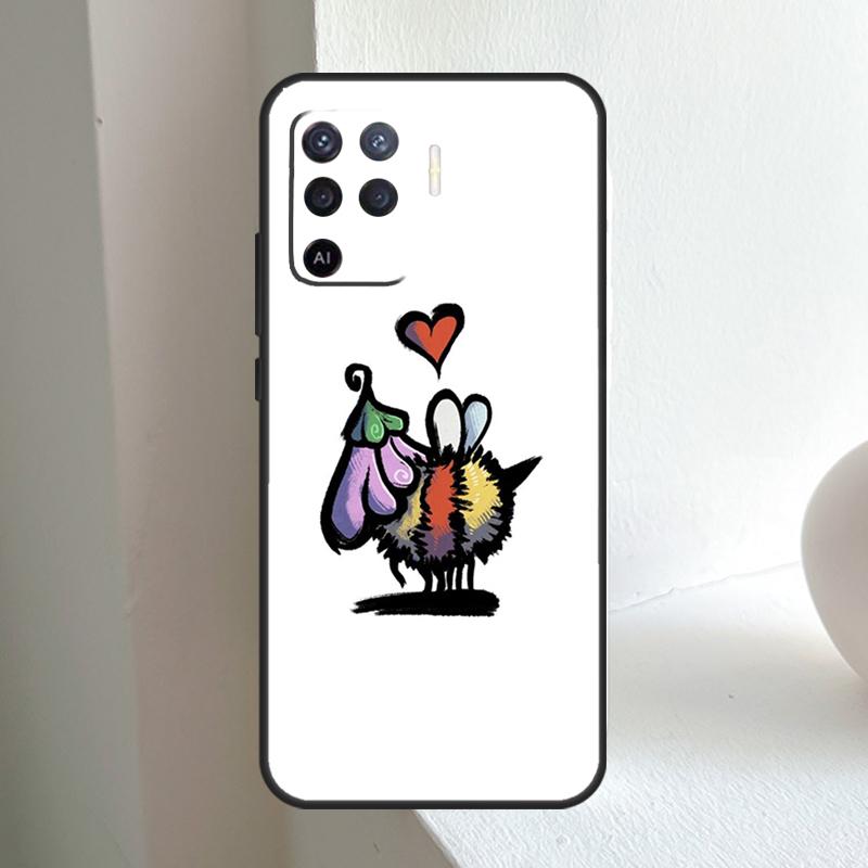 Чехол Bee для OPPO A80 A60 A40 A5 A6 Pro A15 A17 A57 A16 A76 A96 A18 A38 A58 A78 A98 A54 A74 A94