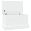 VidaXL Storage Box White 50x30x28 Cm Engineered Wood 816496