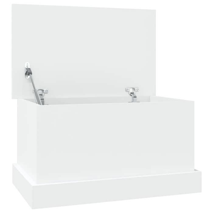 VidaXL Storage Box White 50x30x28 Cm Engineered Wood 816496