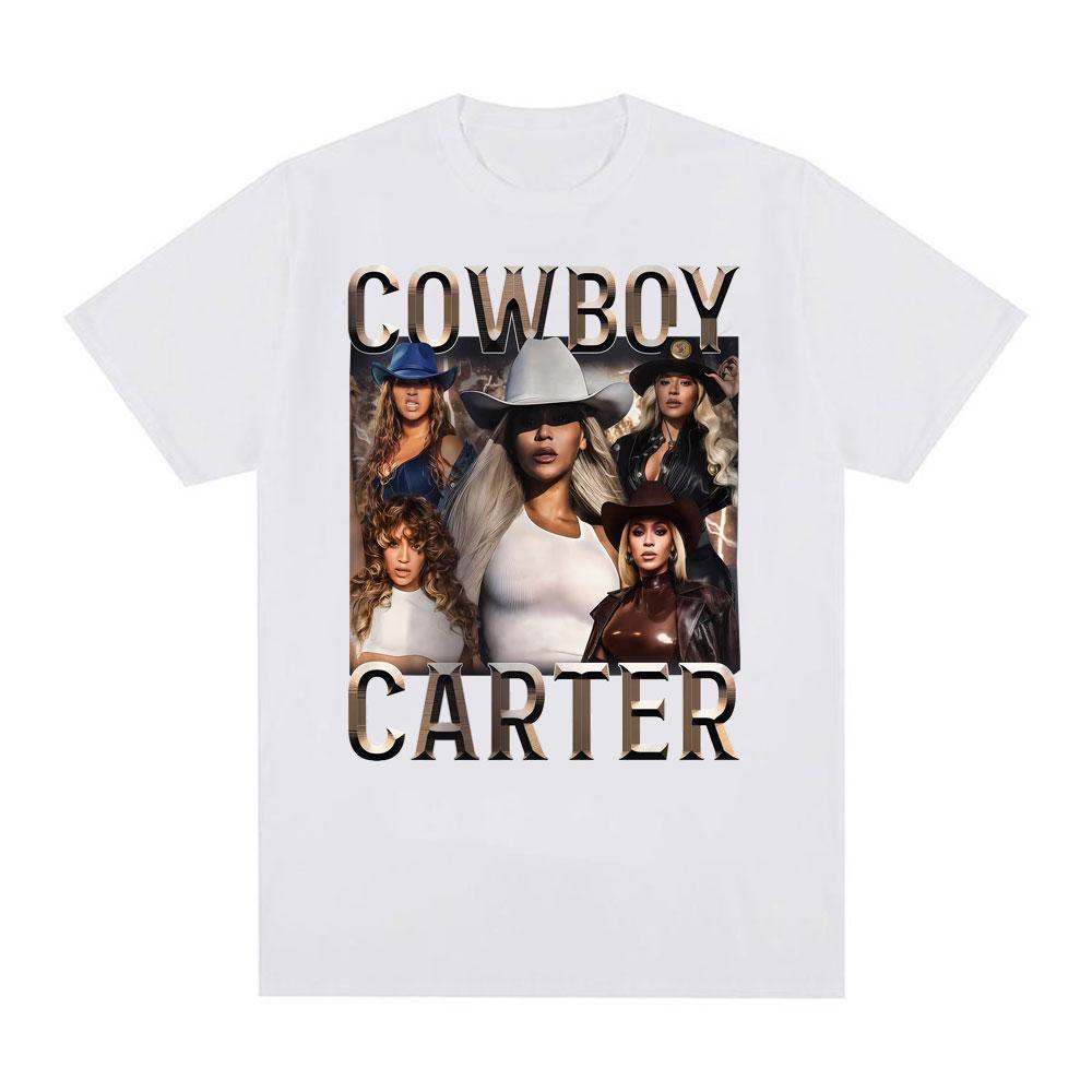 Бейонсе Cowboy Carter Тур 2026 Графические Футболки Унисекс Женская Мода Тренд Уличная Мода Футболки Повседневный Комфорт 100% Хлопок Футболка