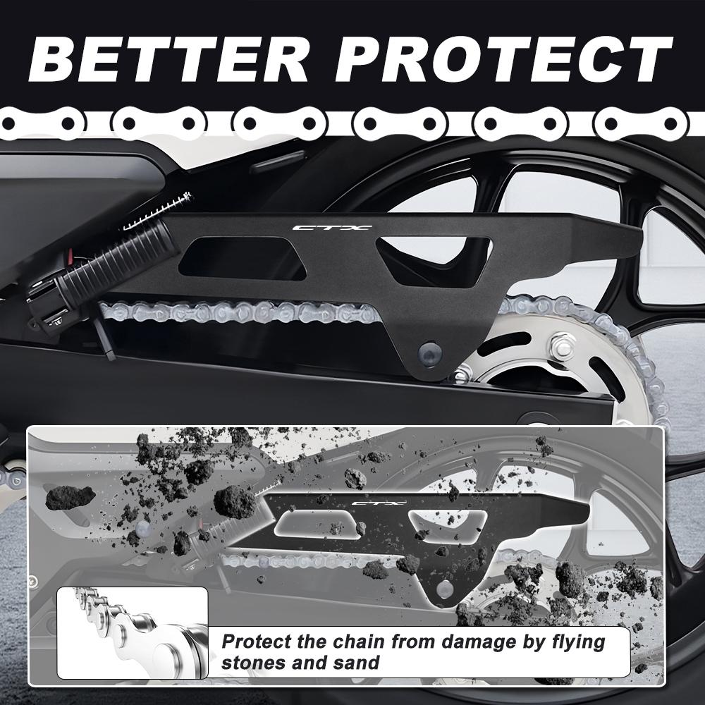 Fit For NC700X / DCT NC700S CTX700 CTX700N / DCT NC750X /DCT Integra700 Motorcycle Chain Protection Cover Sprocket Frame Guard