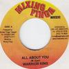 7inch Record WARRIOR KING / TINGA STEWART - All About You / Bring Back The Love NONE Mixing Finga Mu Jamaica Reggae, Ska & Dub Used