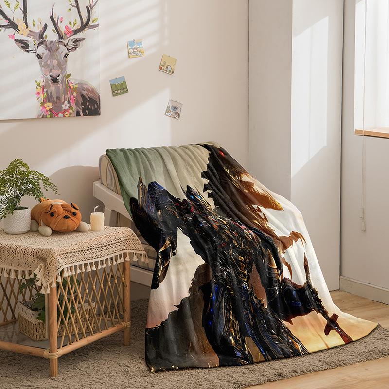 Cartoon Transformers Series Double-Sided Flannel 3D Digital Printing Blanket Blanket