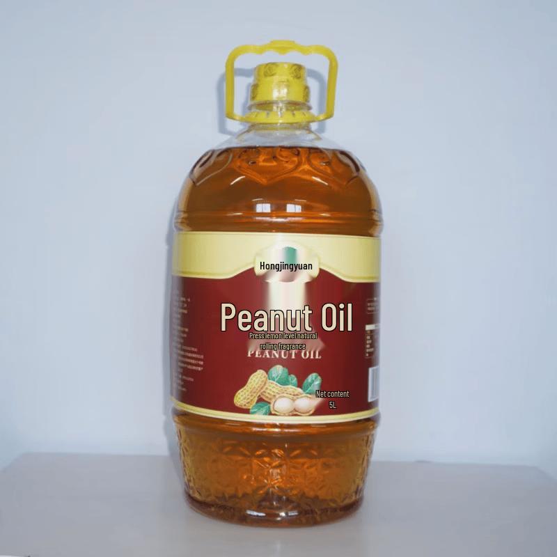 Hongjingyuan First Grade Cold Pressed Peanut Oil 5L