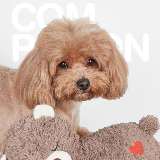 Игрушка Heartbeat Puppy, плюшевый медведь, успокаивающая игрушка, мягкая игрушка для собак, успокаивающая кукла-медведь для снятия беспокойства