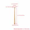 Yibuy Timpani Mallet, Medium Hard, Clear Tone, Cork Core, 35mm, Wood & Velvet