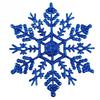 Merry Christmas Glitter Snowflakes Christmas Xmas Tree Ornaments Party Home Decoration